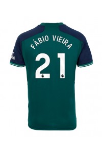 Fotbalové Dres Arsenal Fabio Vieira #21 Třetí Oblečení 2023-24 Krátký Rukáv